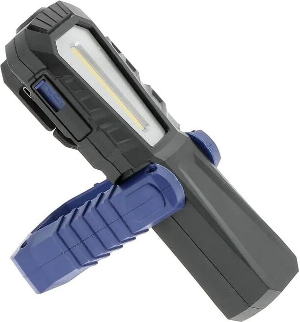 Professionelle, wiederaufladbare LED-Handleuchte.