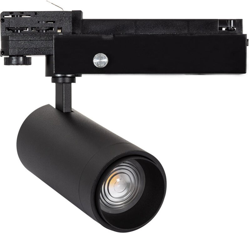 Efectoled - 3-Phasenstromschiene LED-Strahler 30W Dimmbar Wolf Schwarz Multiwinkel 15-60º 3000K Warmweiß