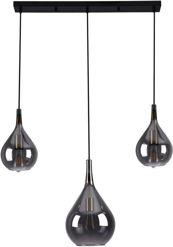 Naeve GOTA Bar Pendelleuchte Deckenleuchte Schwarz 3xE27