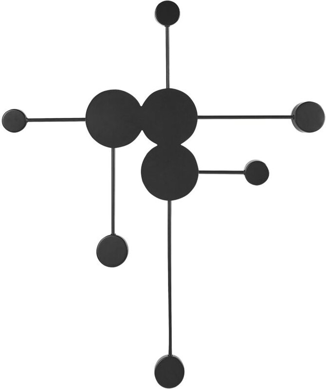 LED Wandlampe MARIATO Metall Schwarz