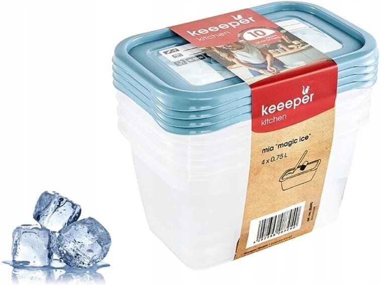 Mia Magic 4x750ml Lebensmittelbehälter-Set