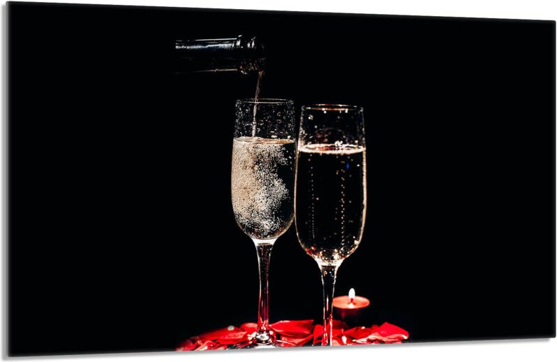 Glasschutzplatte für den Herd 80x52 Wein