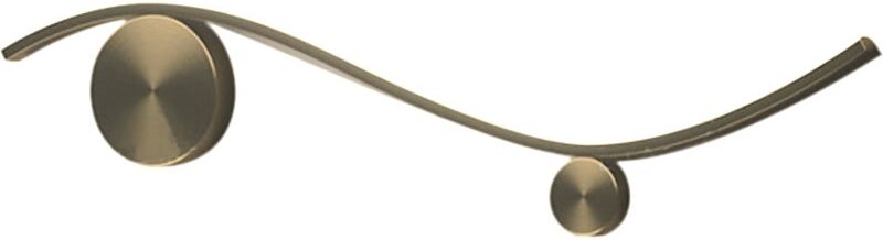 Phala Brass - große moderne LED-Wandleuchte 80cm