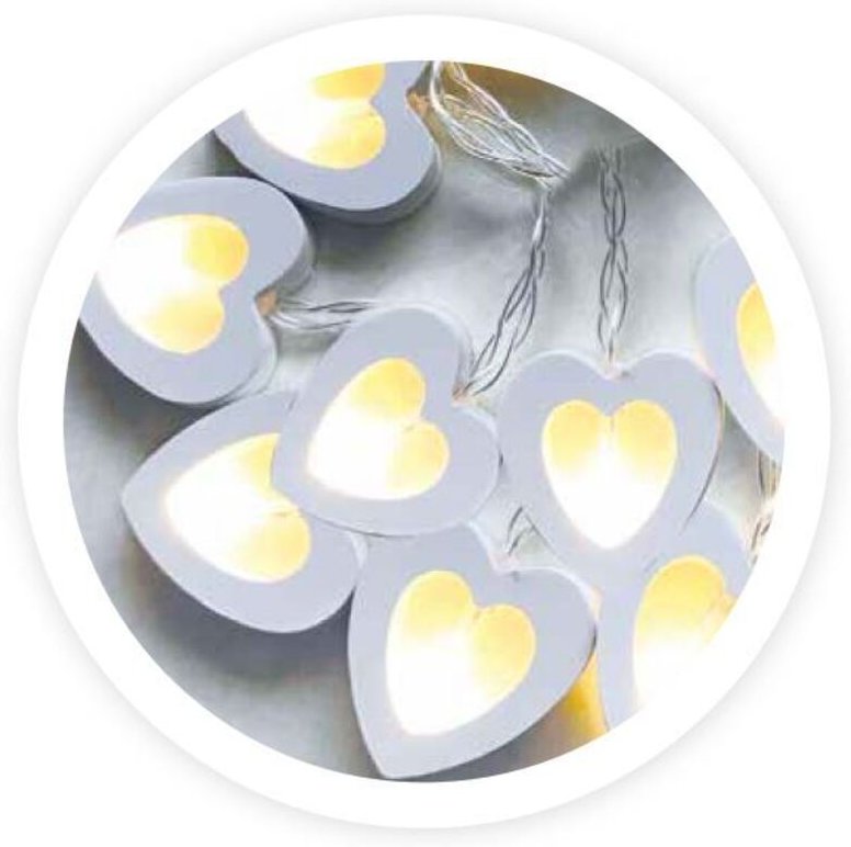 GSC - Holzherzen 2700-3000K 1,5 Meter 204600000