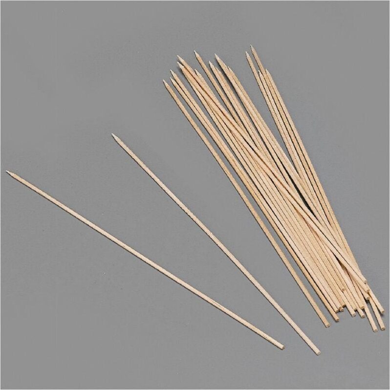 EDM - Blister mit 100 hygienischen Holzspießen von 250 x 2 mm