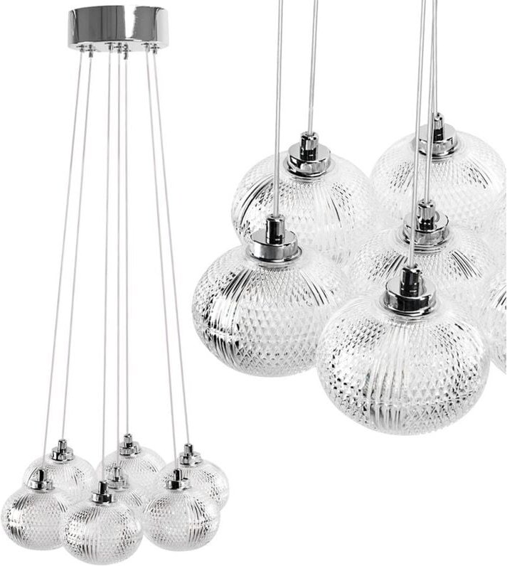 Toolight - pendelleuchte MS021-7CP chrome