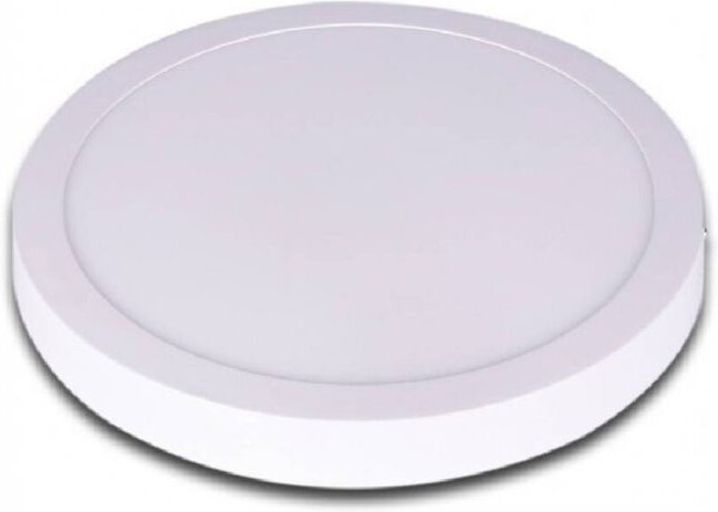 Trade Shop Traesio - Trade Shop - led-deckenplatte 18W rund pvc licht warm kalt naturweiss P22 -