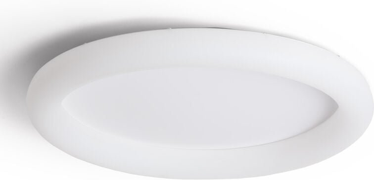 Efectoled - led Deckenleuchte 48W Rund Metall Ø500 mm Irlava Weiß