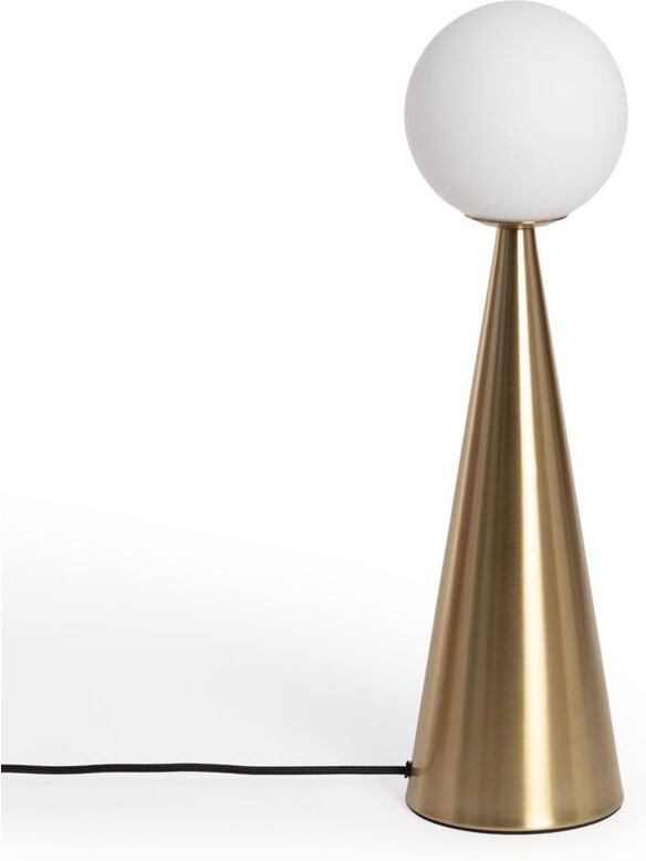 Efectoled - Tischlampe Metall und Glas Hipias Gold