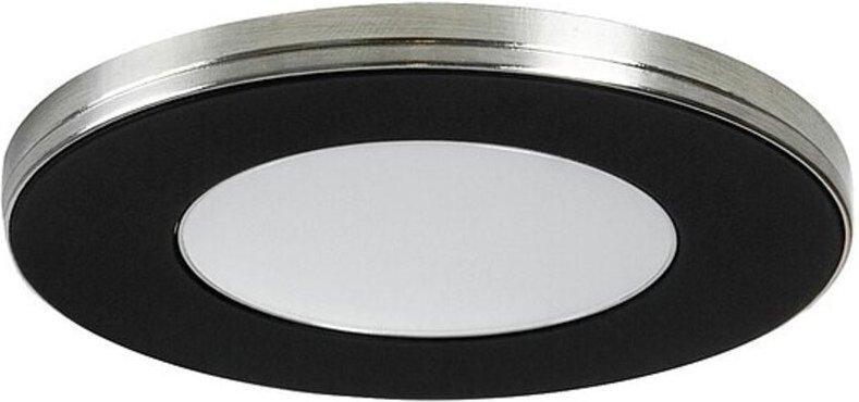 Brumberg LED-EInbaudownlight 12V DC, 2,6W, 185 lm, schwarz - 75 x 6 mm