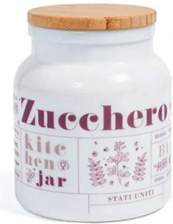 Victoriana 1L Glasbehälter mit Bambusdeckel