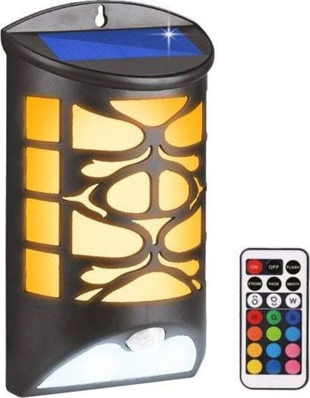 Ltc Moderne RGB Solarleuchten Kompakt und Wasserdicht