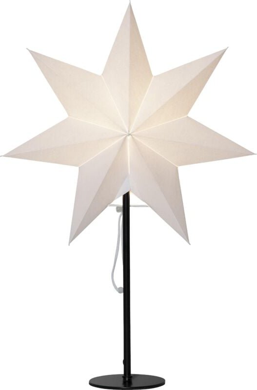 Thumbnail - Papierstern Stehleuchte Mixa Metallfuß H 50cm Ø 34cm