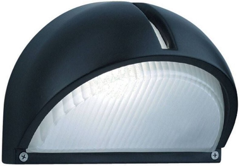 Searchlight - Outdoor - 1 Licht Outdoor Garten Aluminium Wandleuchte Schwarz IP44, E27