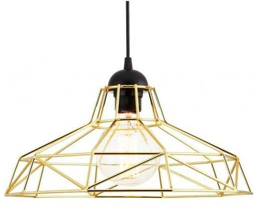 Privatefloor - Deckenlampe im Industriedesign - Retro-Pendelleuchte - Nova Gold