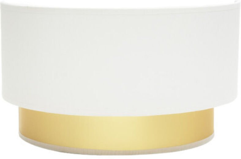 Wandleuchte anuska 1xe27 weiß/gold 17x30x16 cm