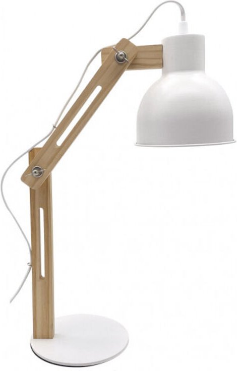 Thumbnail - Flexo baptista 1xe27 weiß/buche 46x14x35 cm artikulierbar