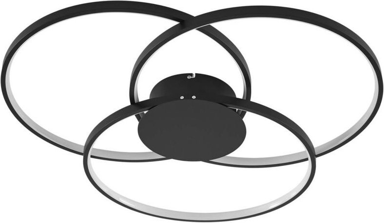 LED Deckenleuchte "Riley" aus Aluminium dimmbar für Wohnzimmer & Esszimmer von Lindby