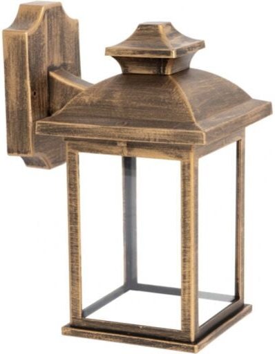 Fabrilamp - Wandleuchte alcandia 1xe27 altgold ip44polycarbonat 31x17x22,3 cm