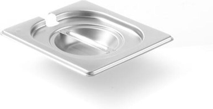 Hendi - Gastronorm-Deckel mit Löffelaussparung, Kitchen Line, gn 1/6, 176x162mm