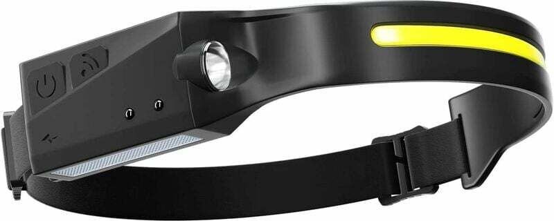 Gotrays - USB-aufladbare LED-Stirnlampe, cob xpe Wave Sensor-Scheinwerfer mit 5 superhellen Modi, wasserdichte Stirnlamp...