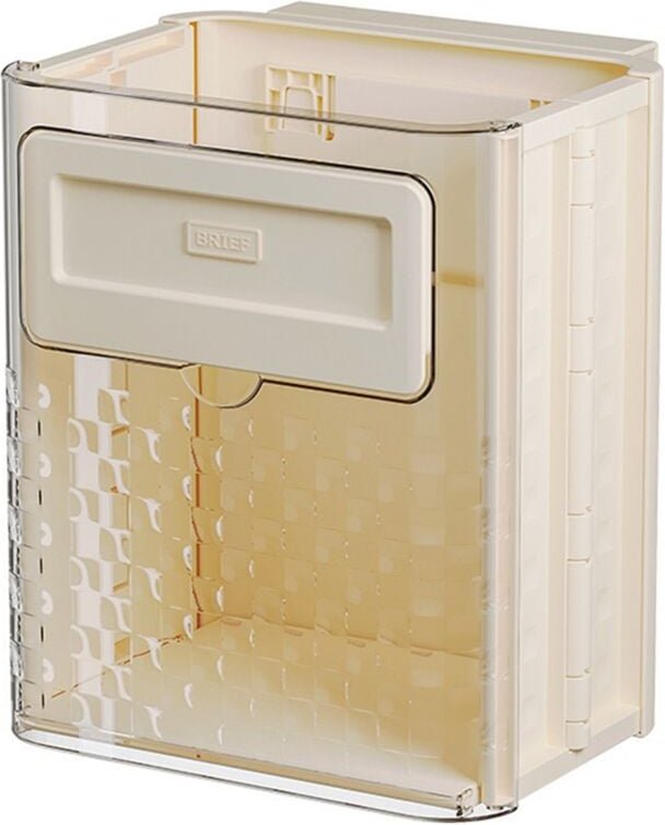 Tlily - Wandmontierter Küchen-Mülleimer, faltbar, zum Aufhängen, hochwertiger Haushalts-Mülleimer, Schrank-Mülleimer, mi...