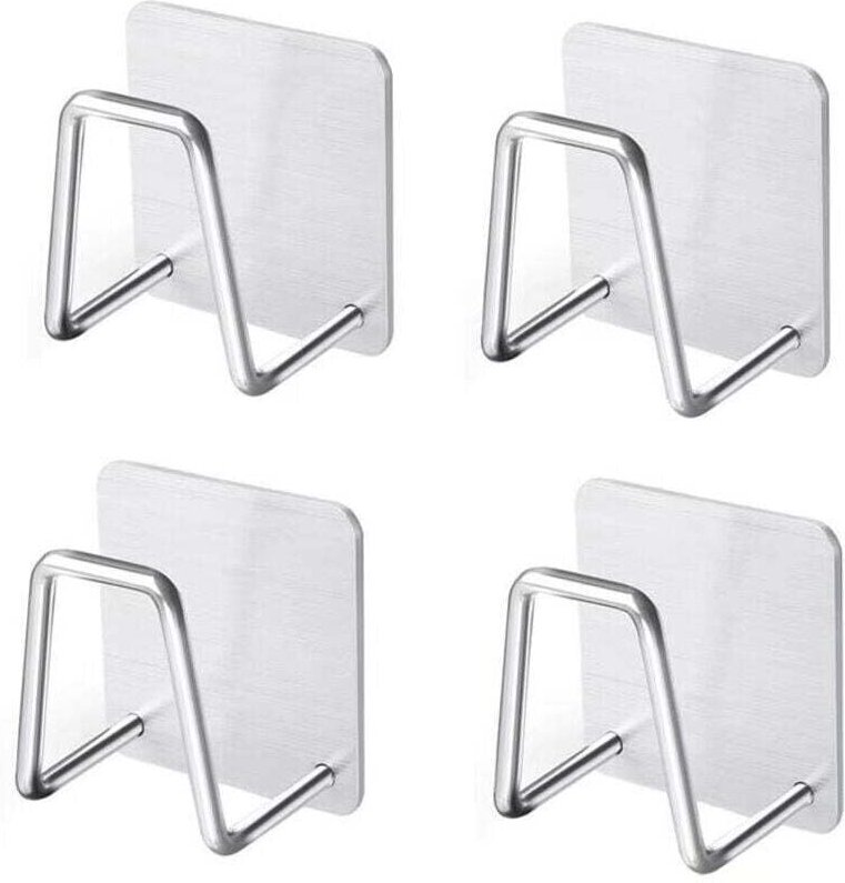 Stück Schwammhalter, Küchenspüle-Halter, Edelstahl-Schwammhalter, Küchenwerkzeug, Schwammhalter für Schwämme, Spülmaschi...