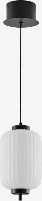 LED-Deckenleuchte aus Eisen und mit 1 Necsar-Glaskugel Schwarz b - Sklum