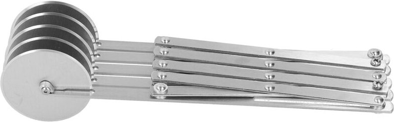 SUNGOOYUE Pizzaschneider aus Edelstahl mit mehreren Rädern, Küchenhelfer für Restaurants, Haushalte, Hotels und Partys (...