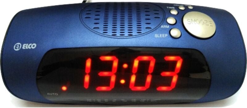 Elco pd-133 Radiowecker am-fm, 0,9" Display, variable Beleuchtung, , Kopfhörereingang