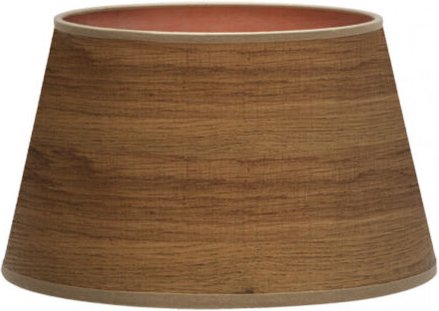 Lampenschirm salma e27 dunkel Holz 40dx30dx25h conica abierta