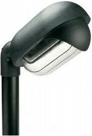 Iperbriko - Ovale Außenlampe aus thermoplastischem Material mit schwarzem geprägtem Glasschirm