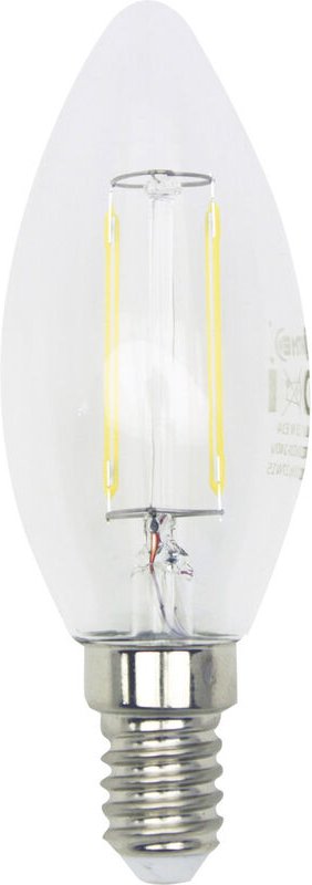 Lightme - LM85264 led eek f (a - g) E14 Kerzenform 5 w = 40 w Warmweiß (ø x l) 35 mm x 97 mm dimmbar,