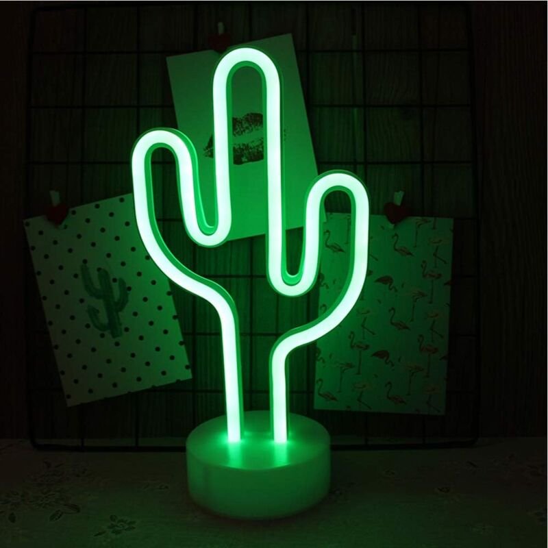 Thumbnail - Ersandy - LED-Lichtschild, Wanddekoration, Nachtlicht, USB/Neon, batteriebetrieben, für Weihnachten, Geburtstag, Geschen...