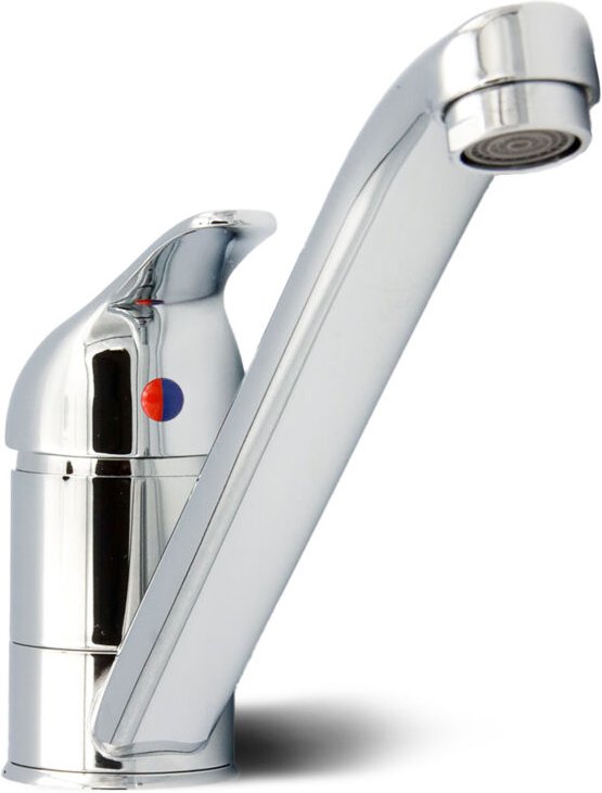 Küchen Einhebelarmatur kompakter Auslauf Chrom