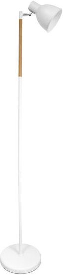 Fabrilamp - Boden De Salon Afocar 1xe27 Weiß/Buche Orientierbar 140x25x25 Cm