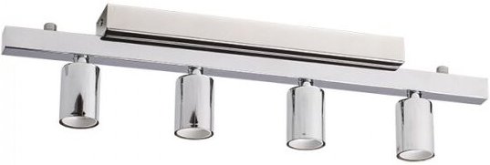 Kronleuchter rallong iv Deckensockel Chrom 230V E27 4x42W