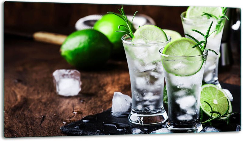 Glasschild Schneidebrett 52x30 EIS