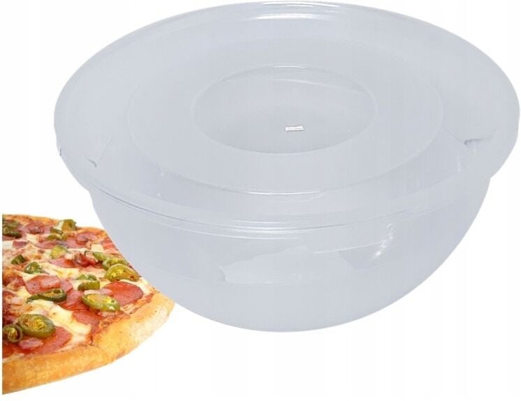 Kunststoff-Küchenschüssel mit Deckel 2L transparent