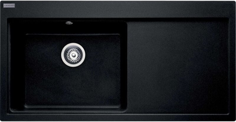 Mythos - Fragranit Spülbecken mtg 611/2, 100x52 cm, Onyx 114.0250.541 - Franke
