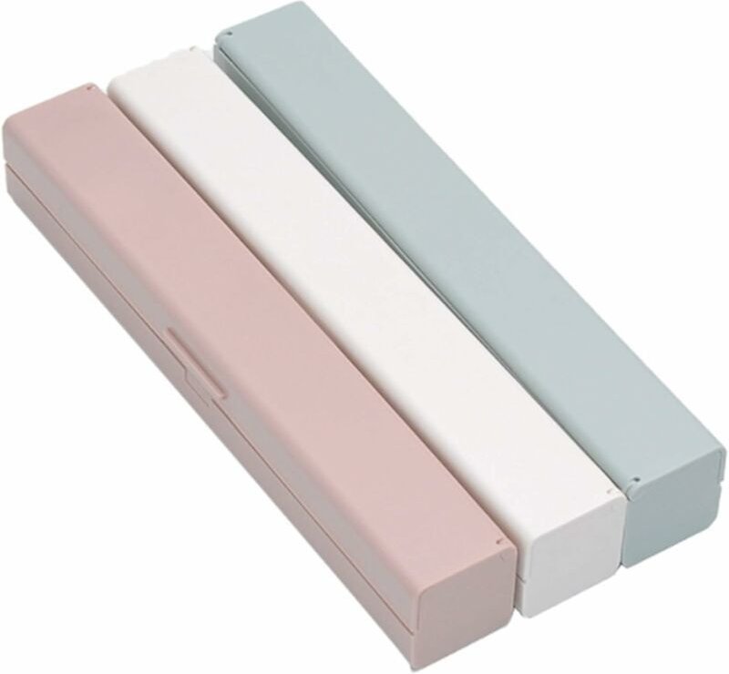 Frischhaltefolienspender - Aufbewahrungsbox - Beige