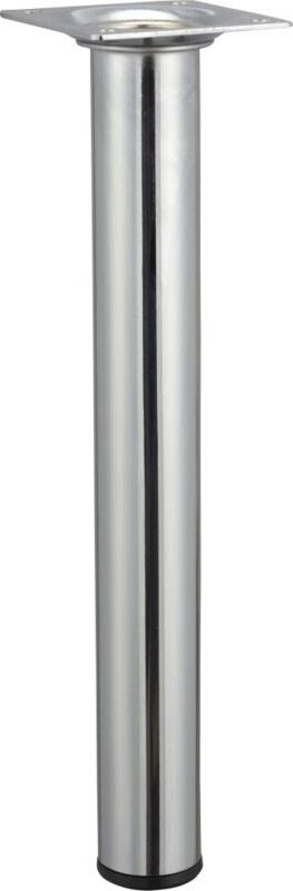 Thumbnail - Tischbein 3,0 x 25 cm Stahl verchromt - 1 Stück Tischbeine - Hettich