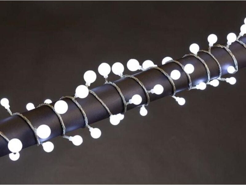 Vellight - Aura led - 6 m - 90 Kugeln - Weiß - transparentes Kabel - Modulator - 24 v