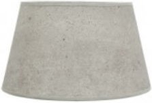 Fabrilamp - lampenschirm salma e27 grau zement 15dx12dx13h konisch offen konisch