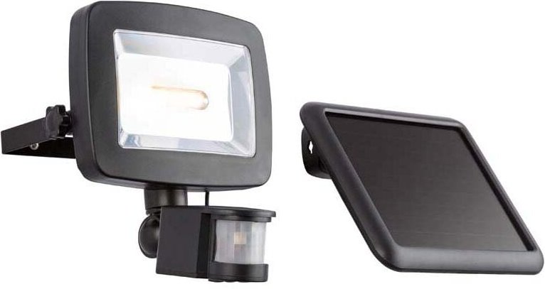 Led Solar Außen Lampe Leuchte Schwarz IP44 Beleuchtung Garten Terrasse Weg