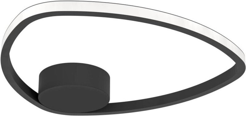 Eglo LED Deckenleuchte Moschella schwarz Ø 38 x 4 cm RGB