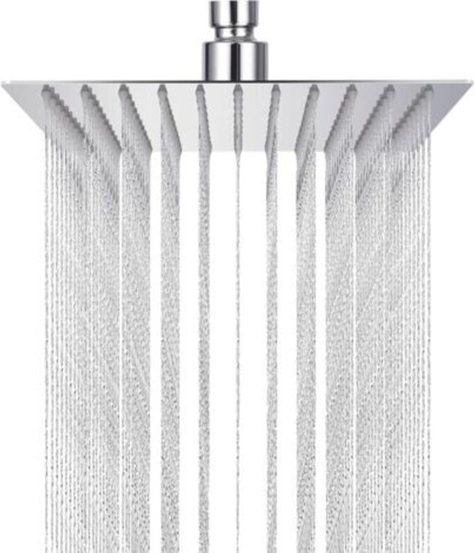 LaBlanc – Quadratischer Duschkopf (25 cm), Regenduschkopf, quadratischer Duschkopf aus Edelstahl 304, um 360° drehbarer ...