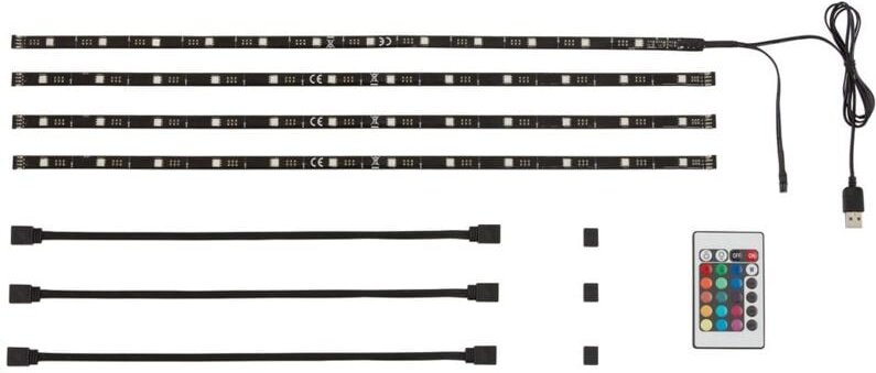 Briloner - led Stripe tv Beleuchtung rgb 2m 2,5W dimmbar Fernbedienung usb