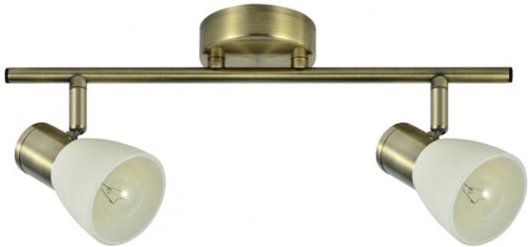 Fabrilamp - akunadecor Cholo strip De Zwei verstellbare Strahler Leder