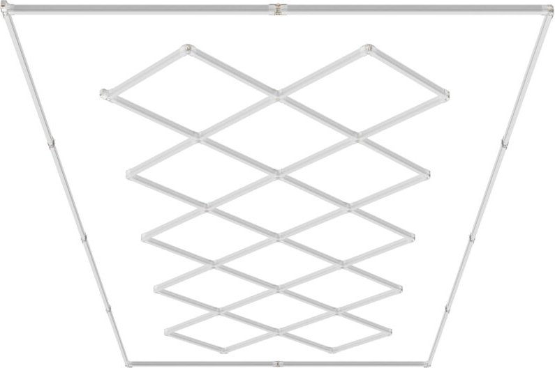 LED-Garagenleuchten,88000 lm,6500 K,14 Rastersysteme,quadratische